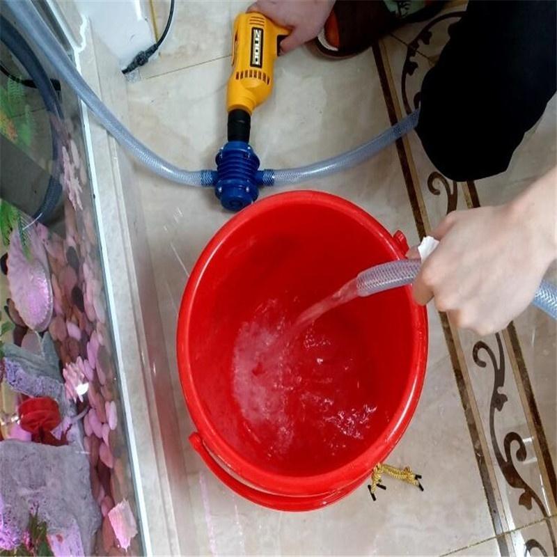 New Pumps for Garden Courtyard Electric Drill Accessories Portable Household Small Pump Self-priming Hand Drill Water [<lun>]