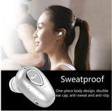 New Wireless Bluetooth Earphone Mini Invisible In-Ear Sports Earbuds with Microphone Super Stereo Headphones