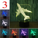 3D Lamp LED Table Switch Touch Remote Night Light Man Boys Birthday Decor Gifts