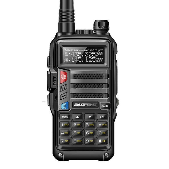 NEW BaoFeng UV-S9 Plus Powerful Walkie Talkie CB Radio Transceiver 8W 10km Long Range Portable Radio for Hunt Forest City Upgrade S9 with Usb Charger [<lun>]