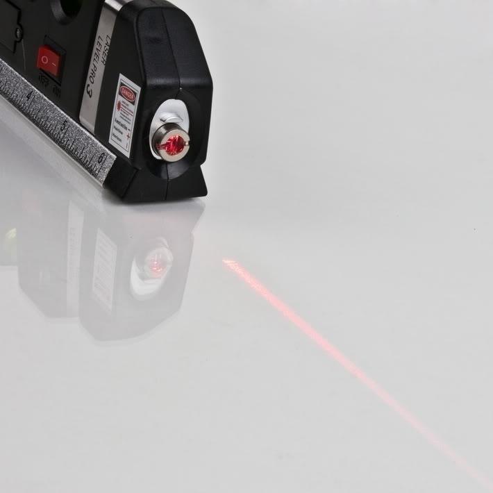 Multipurpose Laser Level Laser Line Measure Tape Ruler Adjusted Standard and Metric Rulers