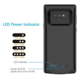 Galaxy Note 9 /Note 8 Battery Case, 5000mAh/5500mAh Portable Charger Case Rechargeable Extended Battery Pack Protective Backup Charging Case Cover for Samsung Galaxy Note 9(6.4 Inch)