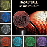 New 7 Color Changing Night Lamp 3D Atmosphere Bulbing Light 3D Visual Illusion LED Lamp for Kids Toy Christmas Birthday Gifts
