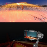 3-Axis Gimbal Stabilizer, Photo Stabilization,Handheld Motorized Stabilizer with Sport Inception Mode Face Object Tracking, Universal 360 Degree Rotation Smartphone Stabilizer for Vlog Youtuber Live Video Record