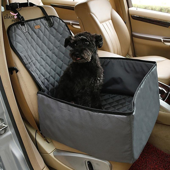Portable Folding Dog Travel Booster Bag Cat Puppy Pet Car Seat Carrier Safety Belt Cover