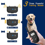 Shock Collar for Dogs,Dog Training Collar,Rechargeable Waterproof 500ft Control Dog Shock Collar with Remote,Beep Vibration Shock for Small Medium Large Dogs