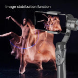 3-Axis Gimbal Stabilizer, Photo Stabilization,Handheld Motorized Stabilizer with Sport Inception Mode Face Object Tracking, Universal 360 Degree Rotation Smartphone Stabilizer for Vlog Youtuber Live Video Record