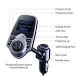New Version portable Car Kit Handsfree Wireless Bluetooth FM Transmitter MP3 Player USB LCD Modulator Hot [&lt;lun&gt;]