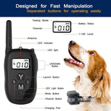 Shock Collar for Dogs Dog Training Collar Rechargeable Waterproof 500ft Control Dog Shock Collar with Remote,Beep Vibration Shock for Small Medium Large Dogs
