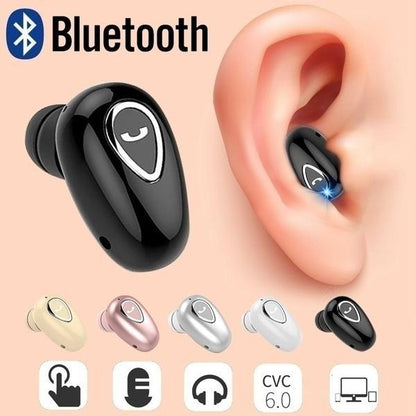 2020 New Wireless Bluetooth Earphone Mini Invisible In-Ear Sports Earbuds with Microphone Super Stereo Headphones