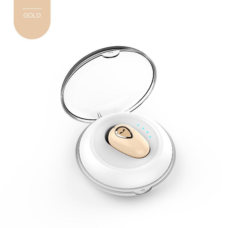2020 New Wireless Bluetooth Earphone Mini Invisible In-Ear Sports Earbuds with Microphone Super Stereo Headphones