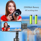 Professional H4 Smartphone Camera 3 Axes Stabilizer Handheld Gimbal Stabilizer for Smartphone/Camera/Video Stabilizer for Running Biking Hiking