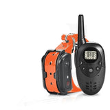 Dog Training Collar Remote Controller Waterproof Rechargeable 1000Yards LCD Trainer for Pet Electric Shock for 2 Dogs
