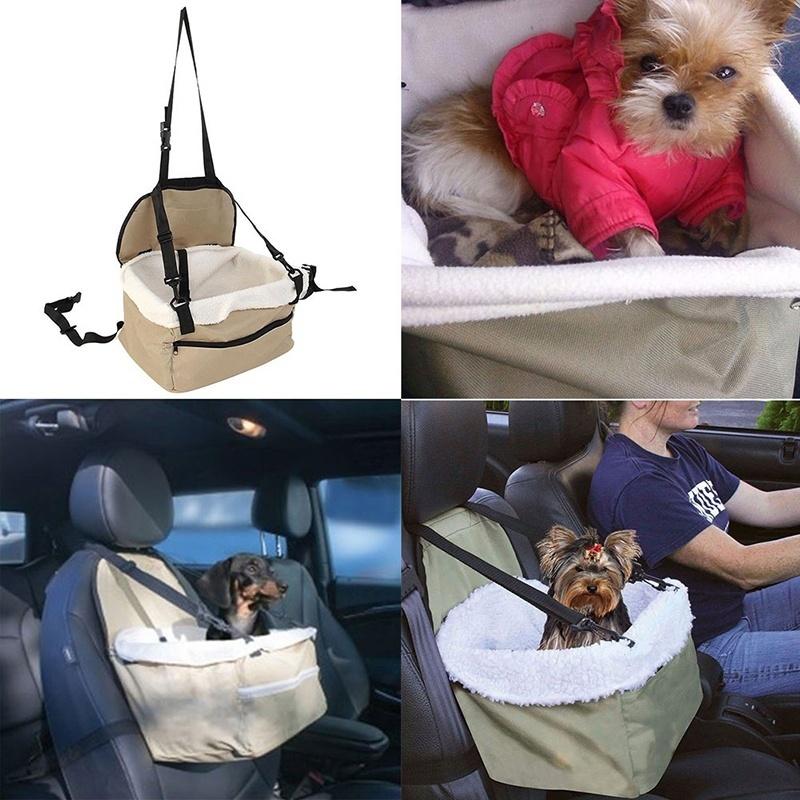 Pet Basket Bag Car Vehicle Dog Kennel Dog Pet Basket Car Seat Carrier