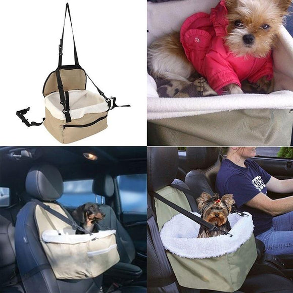 Pet Basket Bag Car Vehicle Dog Kennel Dog Pet Basket Car Seat Carrier