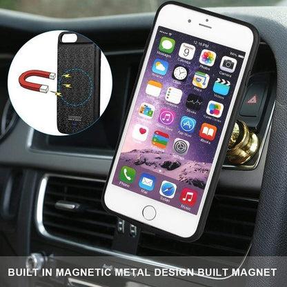 Slim Silicone Battery Case for iPhone 8/7/6S/6/8 Plus / 7 Plus / 6S Plus/6 Plus, 2500mAh/3700mAh Portable Charging Case External Rechargeable Charger Case Juice Pack Protective Power Case for iPhone