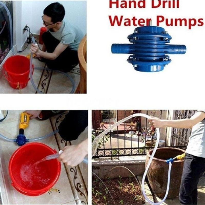 New Pumps for Garden Courtyard Electric Drill Accessories Portable Household Small Pump Self-priming Hand Drill Water [<lun>]