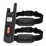 Dog Training Collar - Rechargeable Shock Collars for Dogs with Remote, 3 Training Modes, Beep, Vibration and Shock, 100% Waterproof Collar, 1600Ft Remote Range, 0~99 Shock Levels Dog Training Set