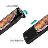 New Film External Battery Backup Charger Case Cover Power Bank for iPhone XS MAX XR X Phone 8 7/ 6 / 6S / 6 plus / 6S