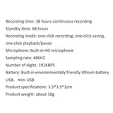 Voice Recorder MP3 Player Q3 Micro Mini Student Children Cartoon Recording Pen Professional Hd Noise Reduction Remote Voice Control Ultra Small Ultra-Thin Long Standby Voice Conference Forensics
