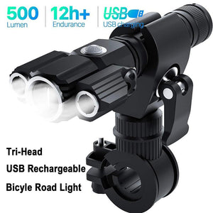2020 USB Rechargeable Bike Light Set Powerful Lumens Bicycle Light Road Bike Headlight