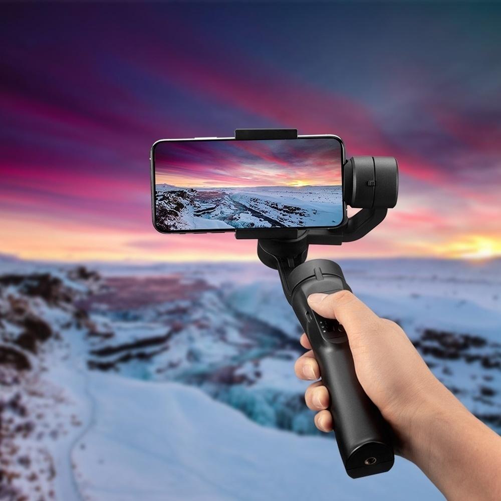 Professional H4 Smartphone Camera 3 Axes Stabilizer Handheld Gimbal Stabilizer for Smartphone/Camera/Video Stabilizer for Running Biking Hiking