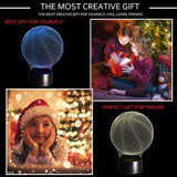 New 7 Color Changing Night Lamp 3D Atmosphere Bulbing Light 3D Visual Illusion LED Lamp for Kids Toy Christmas Birthday Gifts