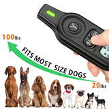 Dog Training Collar, (1 Or 2 Pack) 2019 Updated 3 Channels Shock Collar for Dogs with 2600ft Remote, Beep Vibration Shock 3 Modes Fully Waterproof Dog Shock Collar for Small/Medium/Large Dogs