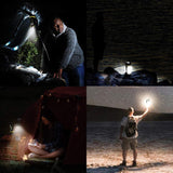 Rechargeable LED Camping Lantern, Portable Tent LED Lights Flashlights by USB Charging for Phone Charging,Emergency,Hurricane,Fishing and More（1-4 pack）