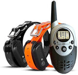 2021 New 1000 Yards Dog Training Collar with Remote, Rechargeable and Waterproof with 3 Dog Training Modes Static Shock/Vibration/Beep for Medium or Large Dog with White Backlight LCD Screen [&lt;lun&gt;]