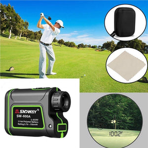Golf Hunting Laser Range Finder Tape Measure Roulette Sports Golf Laser Distance 600 Meter Telescope Distance Handheld Monocular Meter Rangefinder