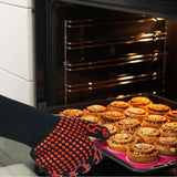 BBQ Grilling Gloves 1472℉ Extreme Heat Resistant Cooking Non-Slip Kitchen Outodor Barbecue Baking Silicone Gloves