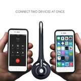 Pro Trucker Bluetooth Headset/Cell Phone Headset with Microphone, Office Wireless Headset, Over the Head Earpiece, On Ear Car Bluetooth Headphones for Cell Phone, Skype, Truck Driver, Call Center