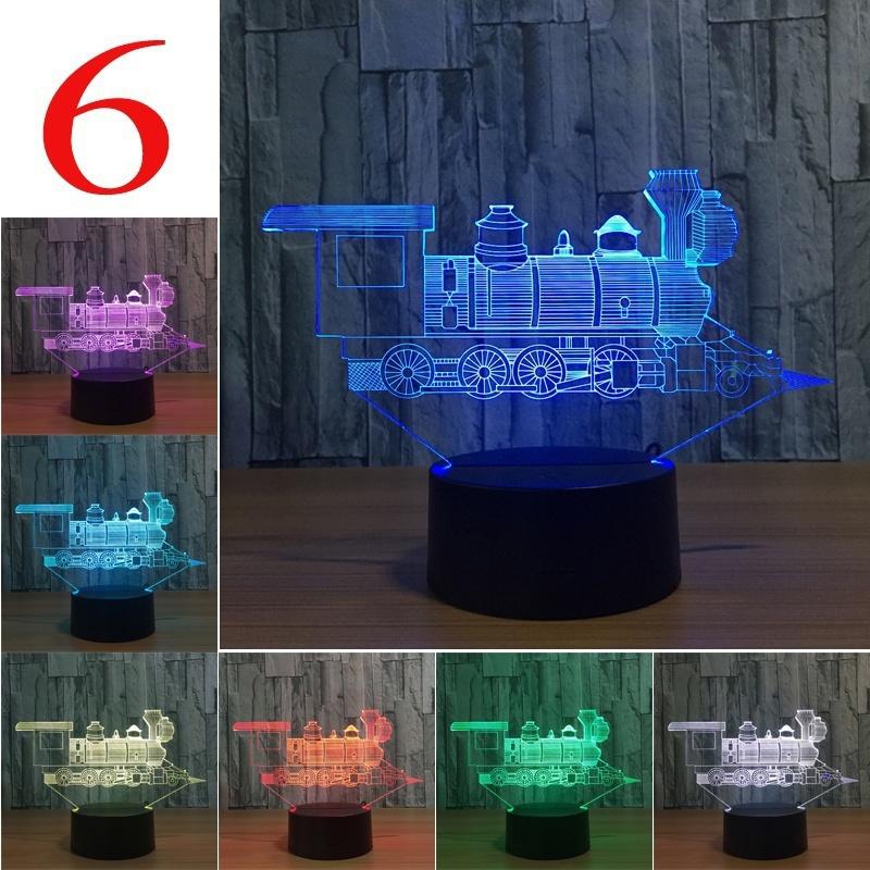 3D Lamp LED Table Switch Touch Remote Night Light Man Boys Birthday Decor Gifts