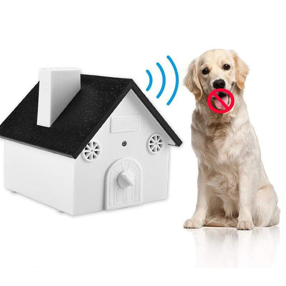 2020 Ultrasonic Outdoor Anti-Bark Controller Sonic Bark Deterrent, No Harm To Dog or other Pets, Plant, Human, Easy Hanging/Mounting On Tree, Wall, Or Fence Post.