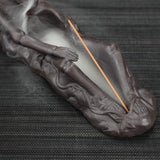Exquisite New design Skull Backfolw Incense Burner Fashion Halloween Gift Retro Incense Holder Home Decoration Home Air Freshener for Yoga and Reading