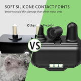 Dog Training Collar with Remote Control 1000 feet - Rechargeable and Upgraded IP67 Waterproof Electric Collar for Large Medium Small Dogs
