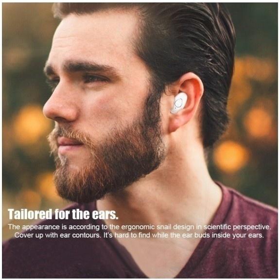 2020 New Wireless Bluetooth Earphone Mini Invisible In-Ear Sports Earbuds with Microphone Super Stereo Headphones