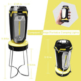 Rechargeable LED Camping Lantern, Portable Tent LED Lights Flashlights by USB Charging,Car Repair Household and Emergency Use [&lt;lun&gt;]