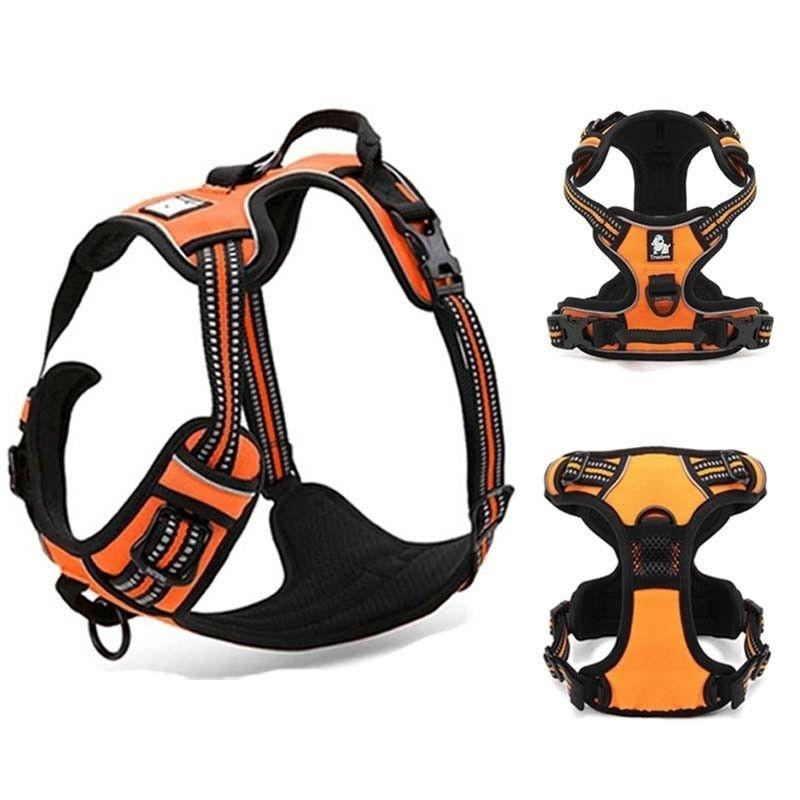 Truelove No-Pull Dog Harness Front Range Comfortable Reflective  Soft Mesh Dog Harness Reflective highend Soft Mesh Service Pet Dog Harness for Walking Hiking and Training