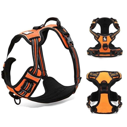Truelove No-Pull Dog Harness Front Range Comfortable Reflective  Soft Mesh Dog Harness Reflective highend Soft Mesh Service Pet Dog Harness for Walking Hiking and Training