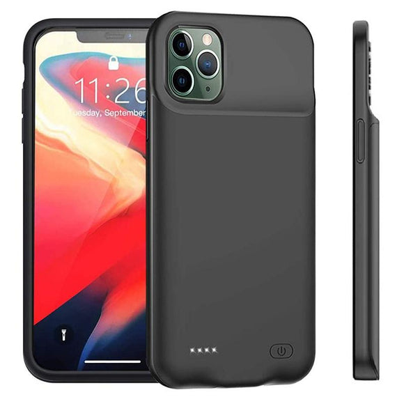 2020 Latest Battery Case for iPhone 12 Pro/12/12 mini/12 Pro Max, 6500mAh Portable Protective Charging Case Compatible with iPhone 12 Pro (6.1 inch) Rechargeable Extended Battery Charger Case (Black)