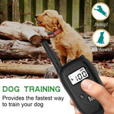 Shock Collar for Dogs Dog Training Collar Rechargeable Waterproof 500ft Control Dog Shock Collar with Remote,Beep Vibration Shock for Small Medium Large Dogs
