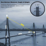 Golf Hunting Laser Range Finder Tape Measure Roulette Sports Golf Laser Distance 600 Meter Telescope Distance Handheld Monocular Meter Rangefinder