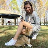 2021 New 1000 Yards Dog Training Collar with Remote, Rechargeable and Waterproof with 3 Dog Training Modes Static Shock/Vibration/Beep for Medium or Large Dog with White Backlight LCD Screen [&lt;lun&gt;]