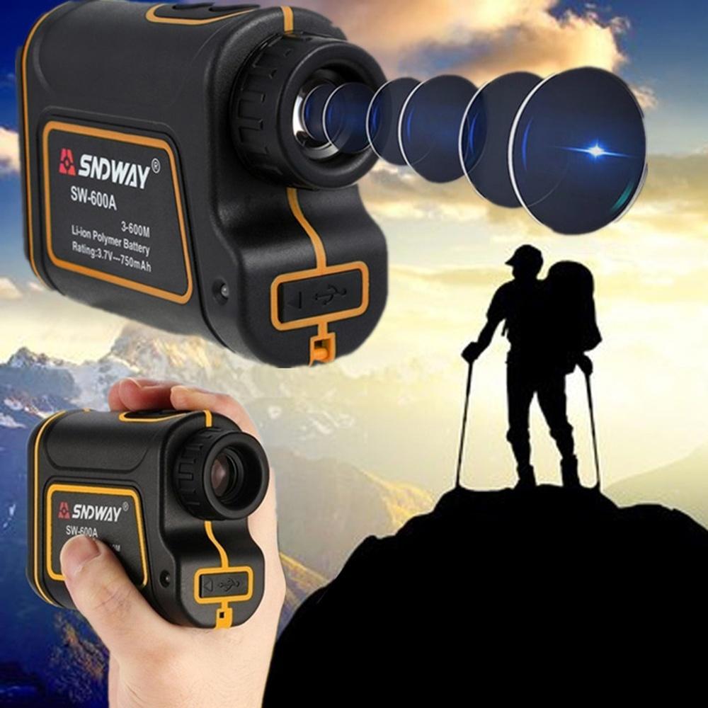 Golf Laser Rangefinder with Slope Measurement,Hunting Laser Range Finder, Telescope Distance Measuring ,Handheld Monocular Meter Rangefinder(656Yards)