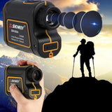 Golf Laser Rangefinder with Slope Measurement,Hunting Laser Range Finder, Telescope Distance Measuring ,Handheld Monocular Meter Rangefinder(656Yards)