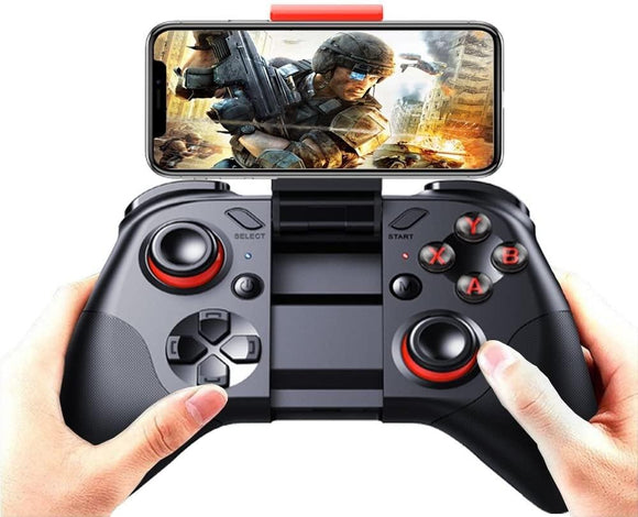 Bluetooth Wireless Game Controller, Mocute 054 Bluetooth Gamepad Joystick for Steam Games, Portable VR Remote Control for Smart Phones, Tablets, Smart TVs