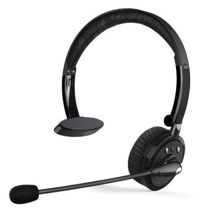 Office Headset with Microphone,20hrs Talking Time Trucker Wireless Bluetooth Headphones, Noise Cancelling Headset for Cell Phone,Computer,Call Center,Study Online