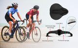 Exercise Bike Seat Cover - Large Wide Foam &amp; Gel Padded Bicycle Saddle Cushion for Women Men Everyone, Bicycle Seat Cover for Exercise Bike Spin Bike Cruiser Bike Indoor Cycling